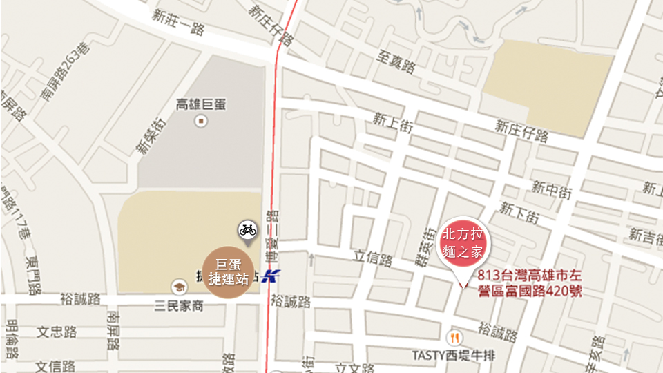 北方拉麵之家地圖
