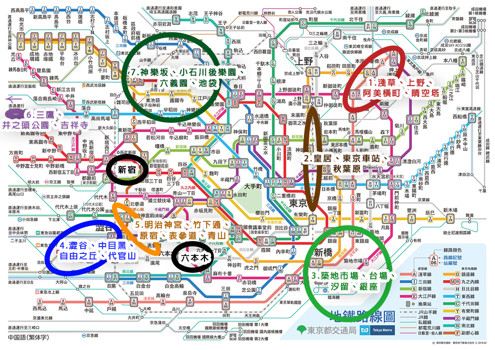 東京地鐵圖