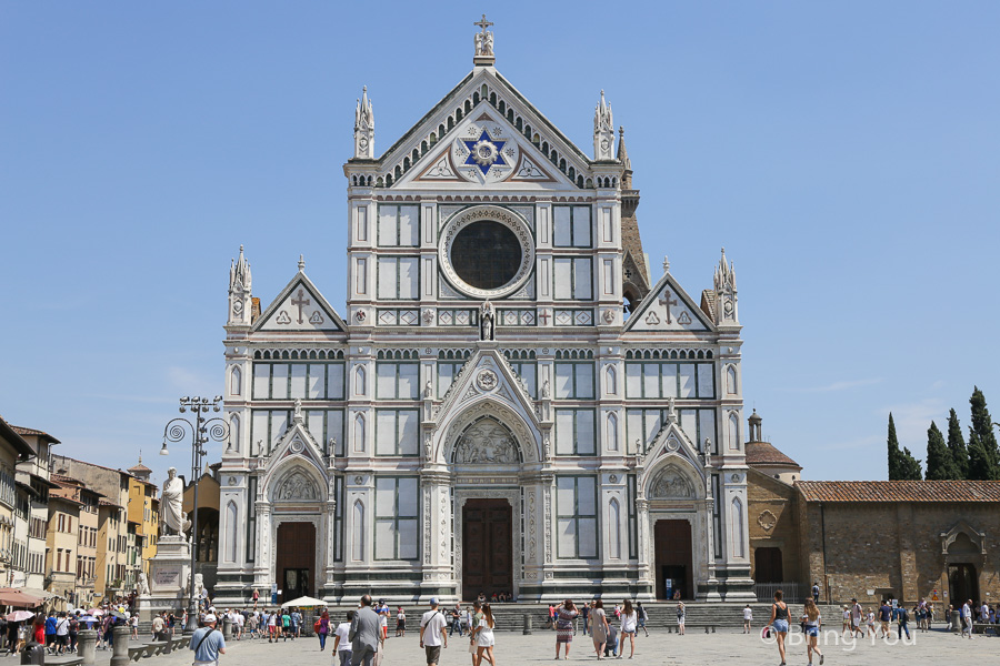 圣十字教堂 Basilica di Santa Croce|佛罗伦斯必去景点|意大利佛罗伦斯自由行攻略
