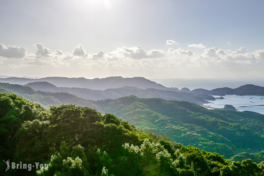 展海峰展望台眺望九十九島