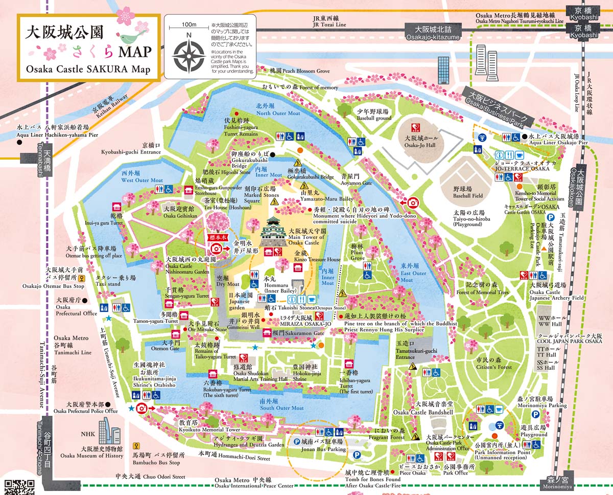 大阪城地圖