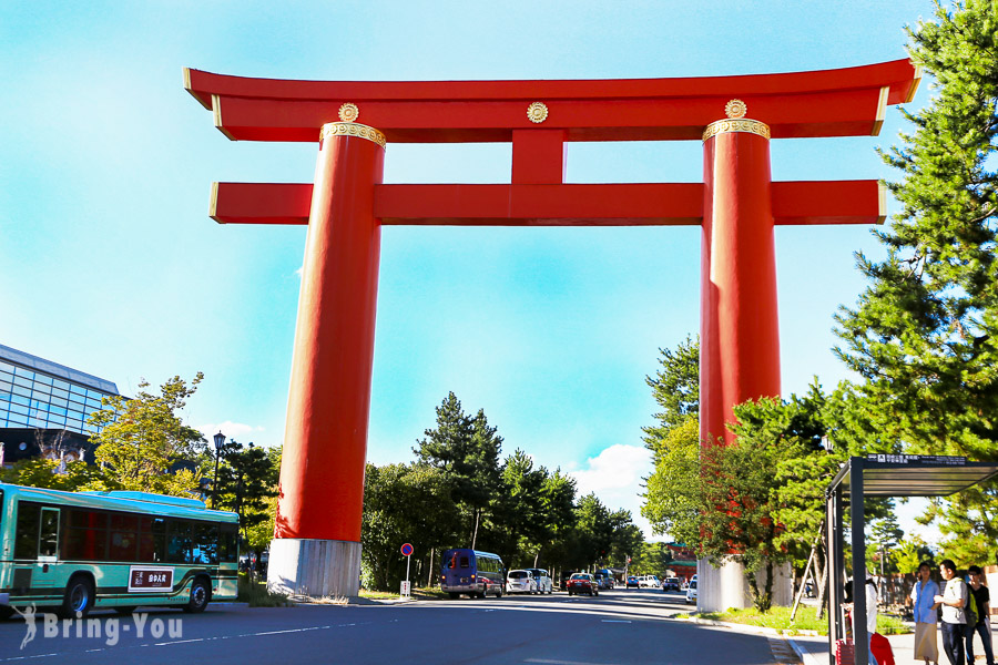京都景點-平安神宮紅色大鳥居