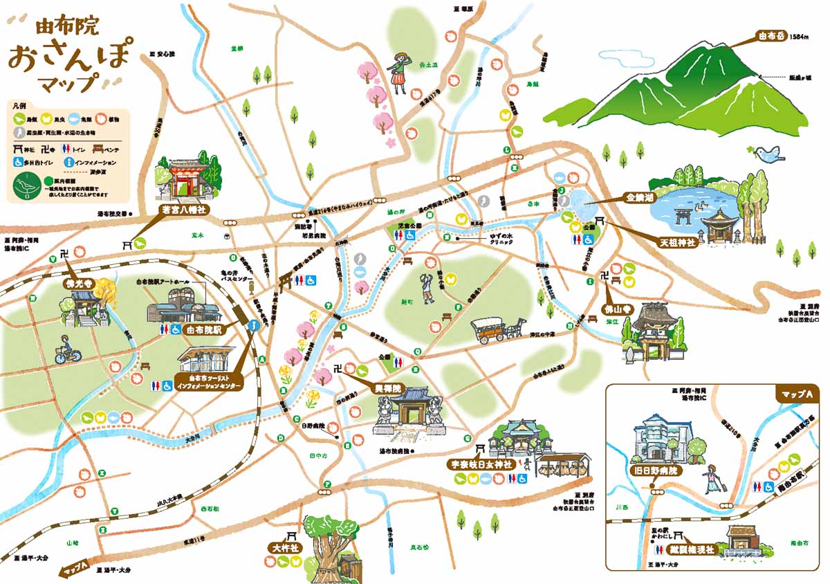 由布院地图