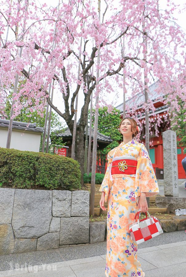 浅草寺附近和服出租