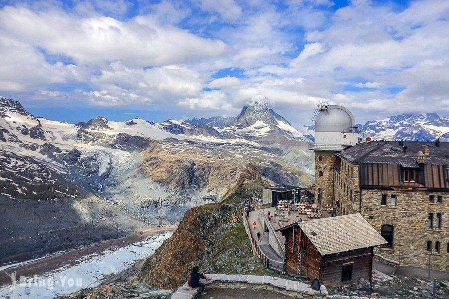 Gornergrat 觀景台欣賞馬特洪峰、冰河美景