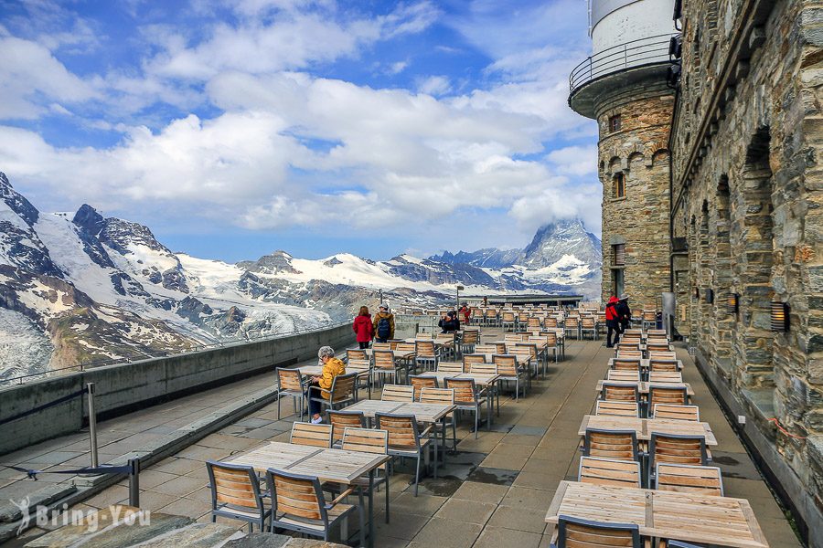 Gornergrat 觀景台欣賞馬特洪峰、冰河美景