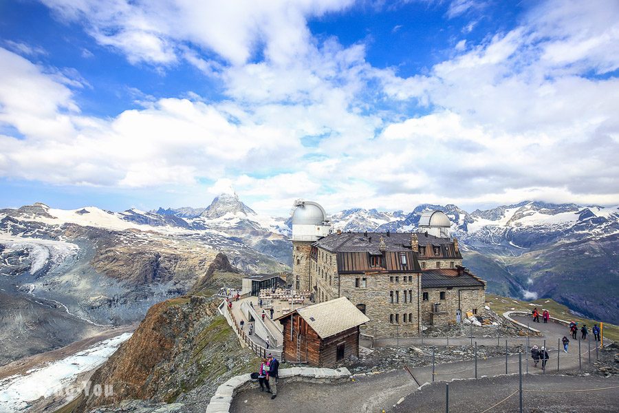 Gornergrat 觀景台欣賞馬特洪峰、冰河美景