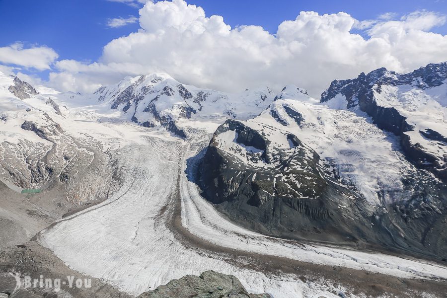 Gornergrat 觀景台欣賞馬特洪峰、冰河美景