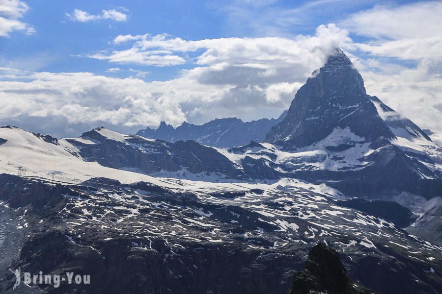 Gornergrat 觀景台欣賞馬特洪峰、冰河美景