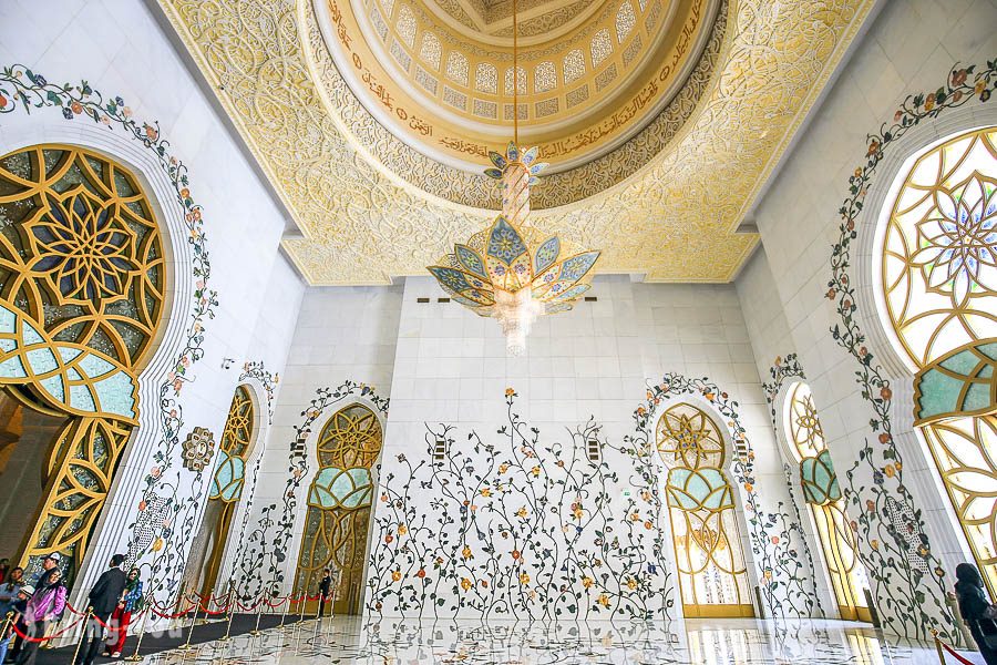 阿布達比謝赫扎耶德大清真寺Sheikh Zayed Grand Mosque