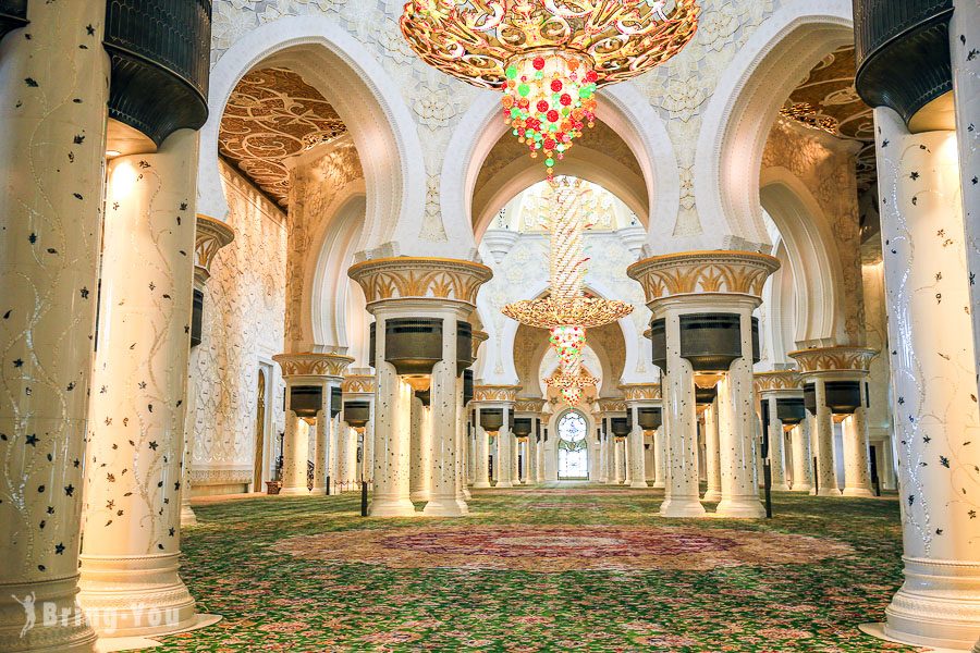 阿布達比謝赫扎耶德大清真寺Sheikh Zayed Grand Mosque