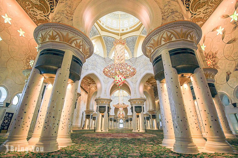 阿布達比謝赫扎耶德大清真寺Sheikh Zayed Grand Mosque