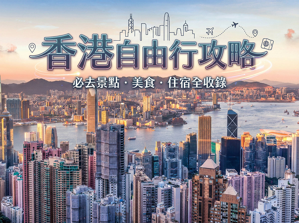 【2026香港自由行】4天3夜行程全攻略｜必去景点、美食＆住宿推荐