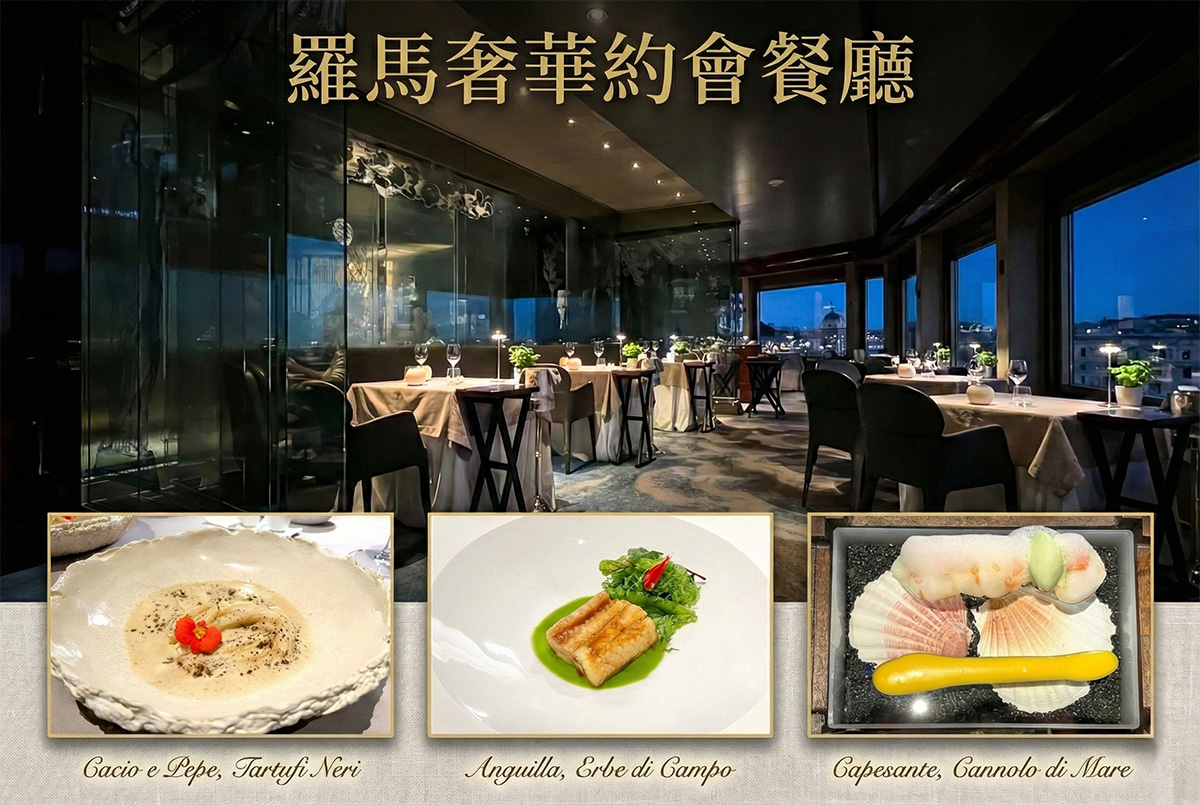 羅馬自由行高級餐廳