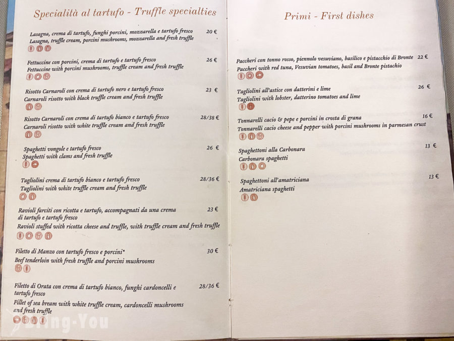 Osteria Barberini:白松露義大利餃與黑松露燉飯