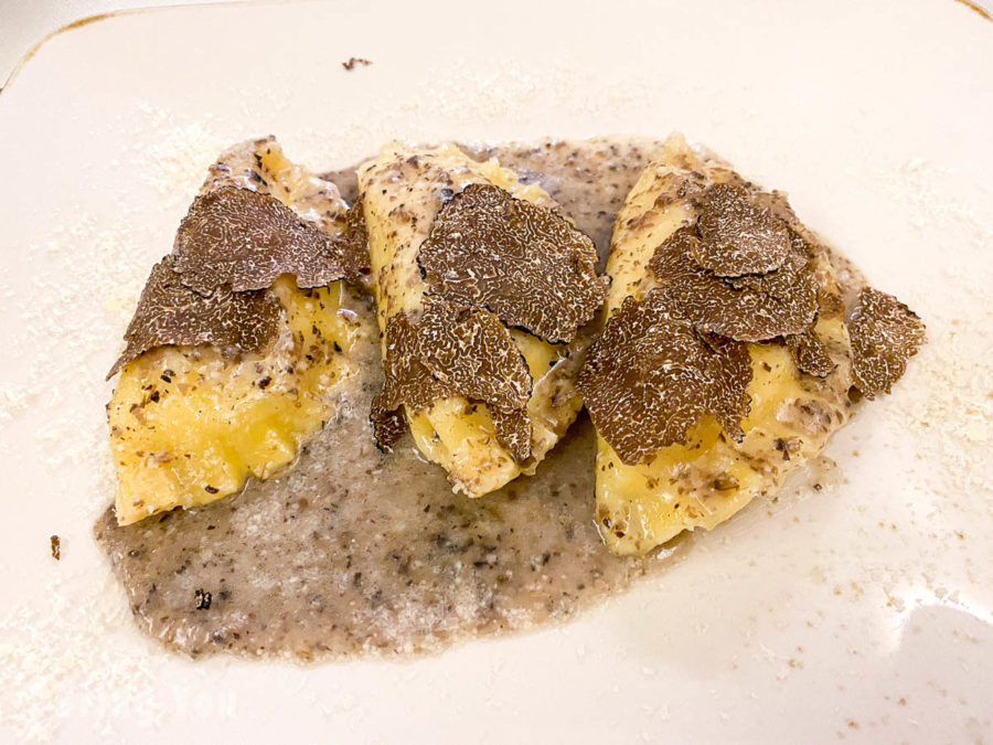 Osteria Barberini:白松露義大利餃與黑松露燉飯