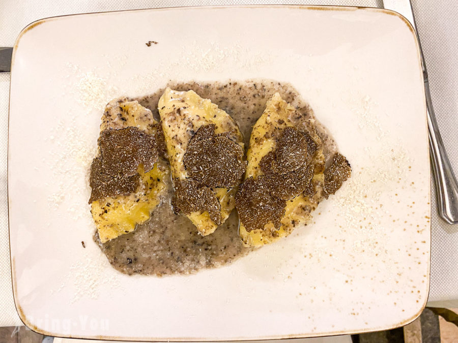 Osteria Barberini:白松露義大利餃與黑松露燉飯