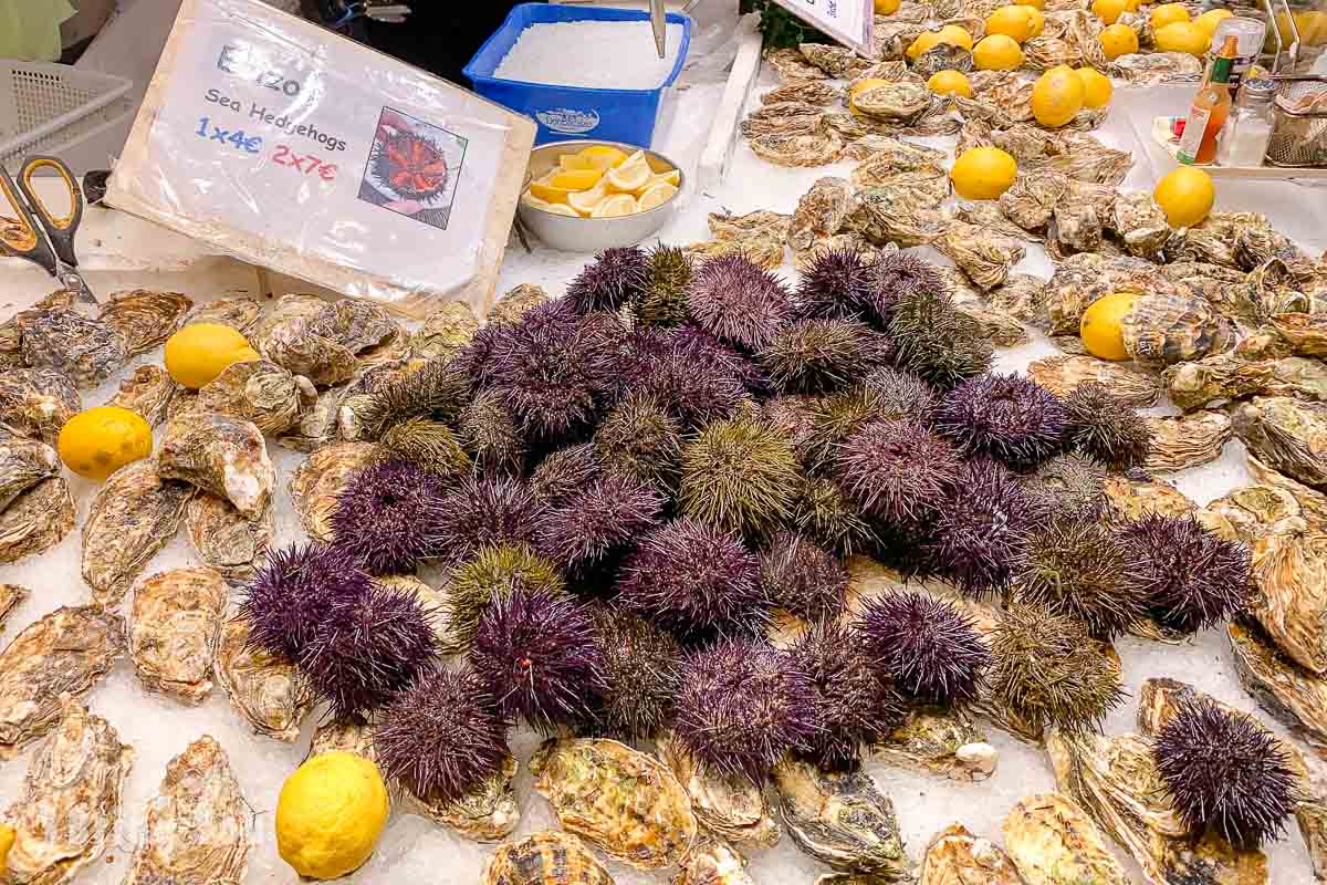 巴塞隆納博蓋利亞市場海鮮