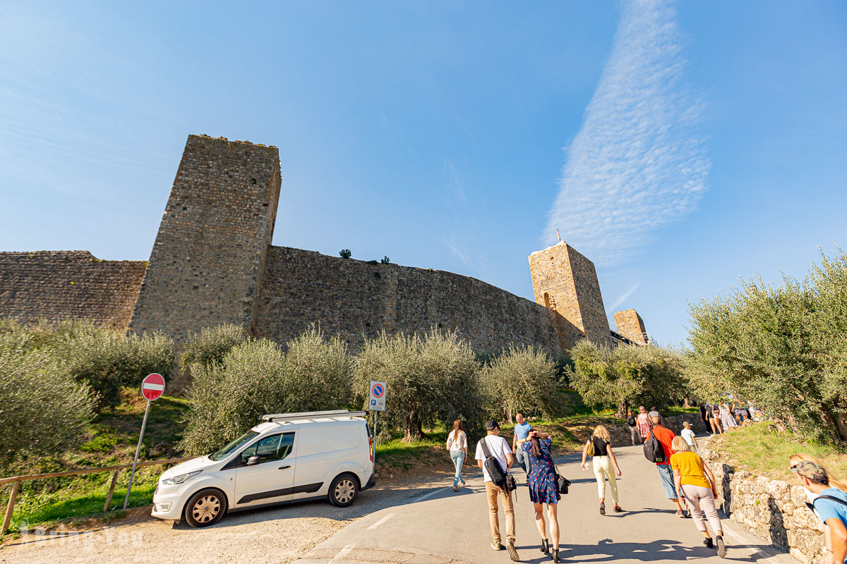 蒙特里久尼 Monteriggioni 一日遊景點