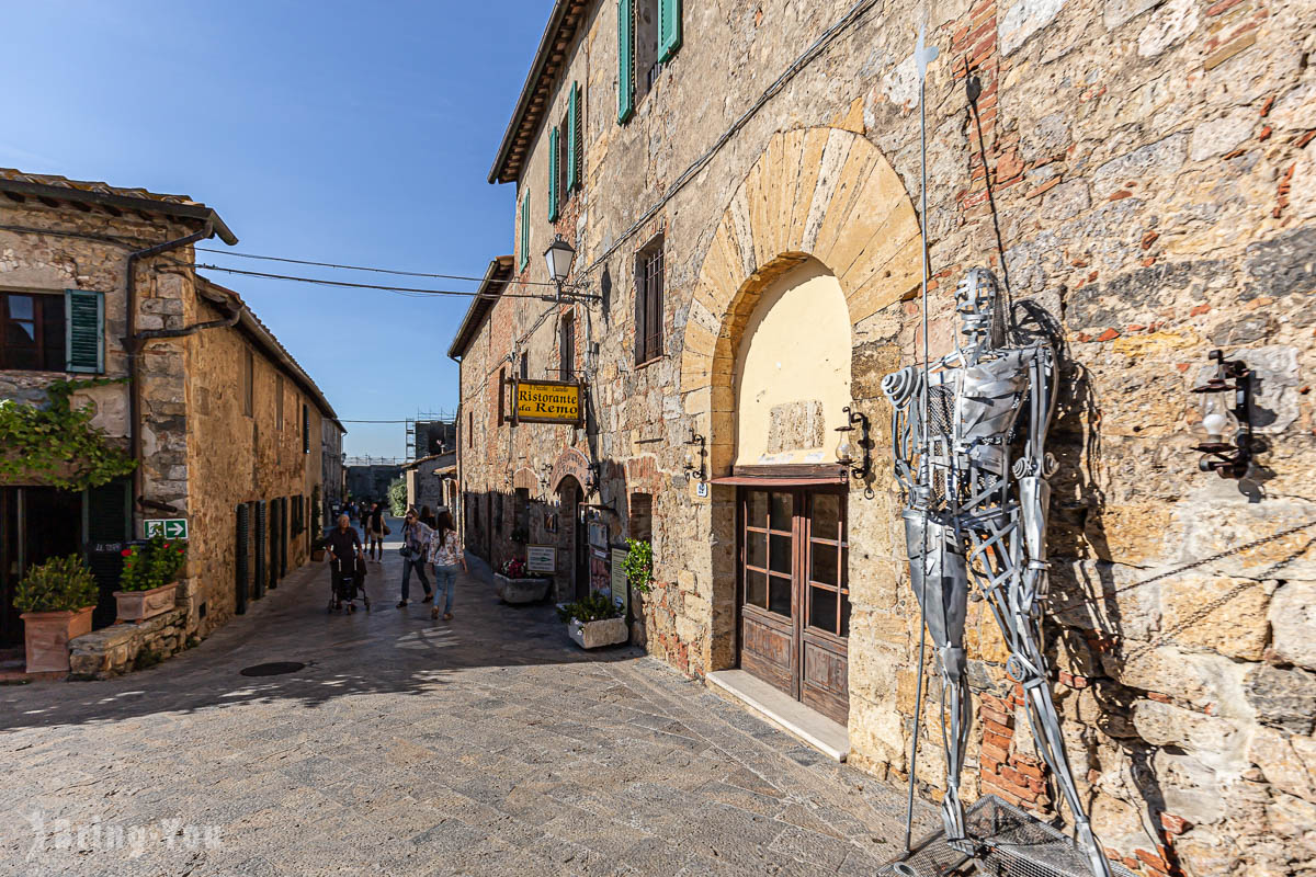 蒙特里久尼 Monteriggioni 一日遊景點