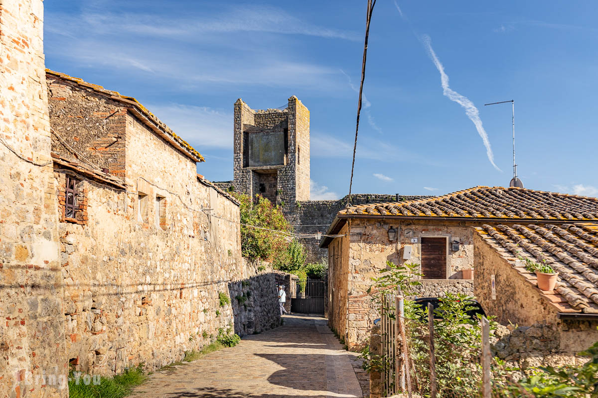 蒙特里久尼 Monteriggioni 一日遊景點