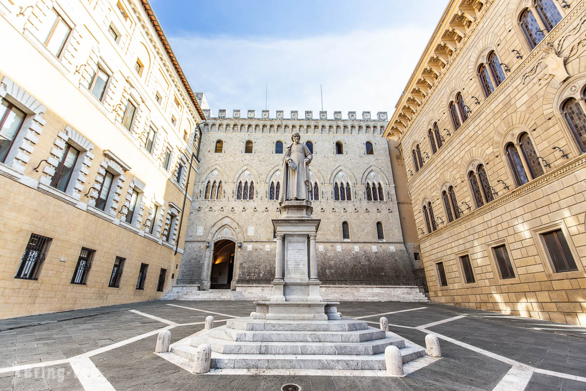 西恩納景點攻略|薩林貝尼宮(Piazza Salimbeni)