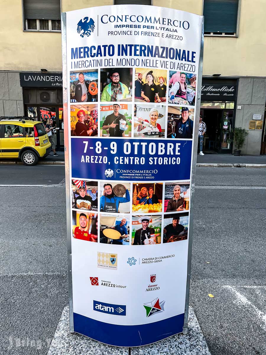 Arezzo 秋季國際美食市集:Mercato Internazionale Arezzo
