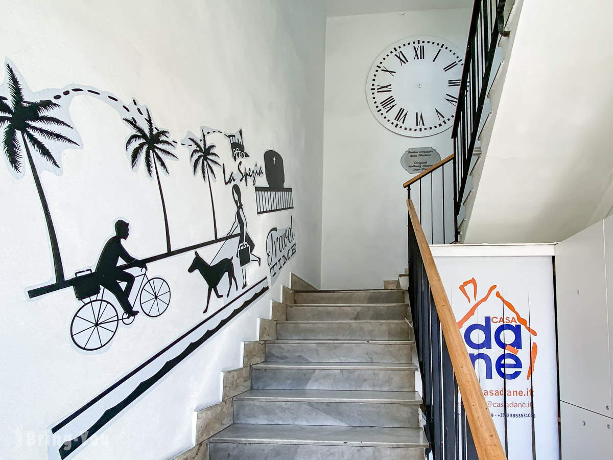 五漁村住宿推薦|Affittacamere Casa Dane|La Spezia 火車站樓上平價旅館