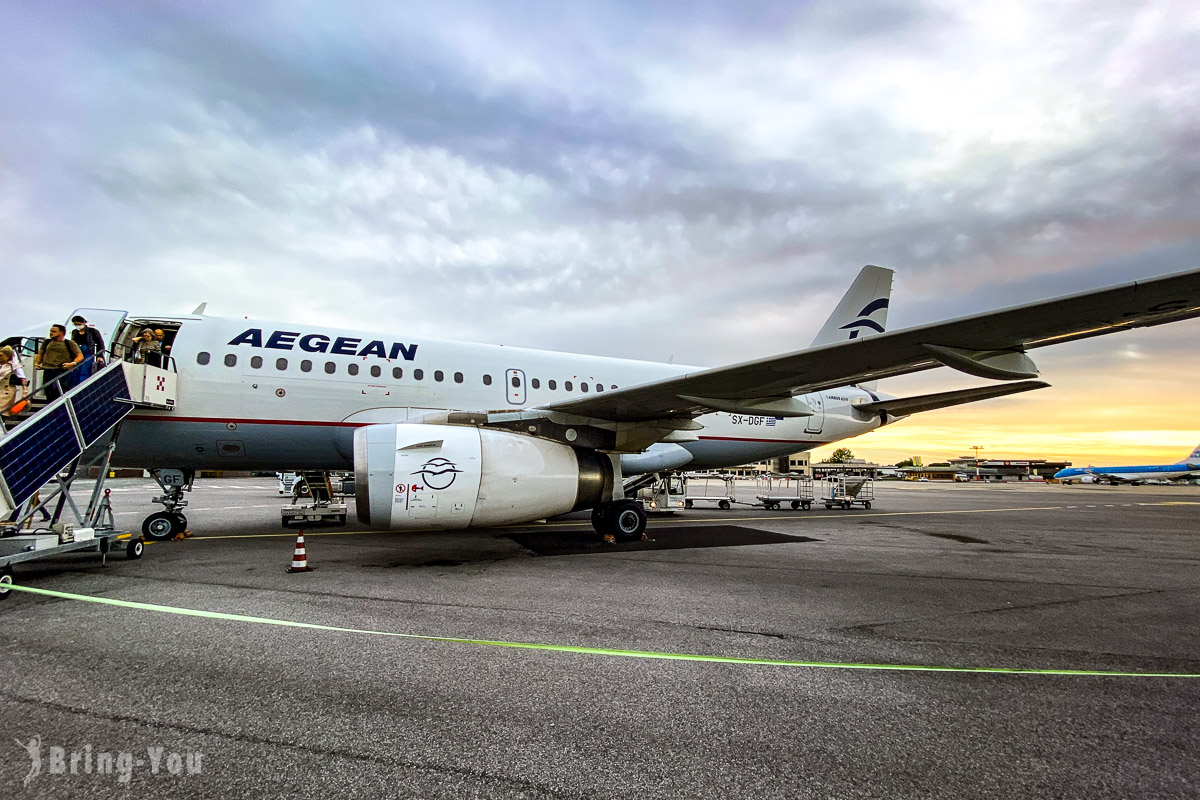 搭乘 Aegean Air 前往佛罗伦斯