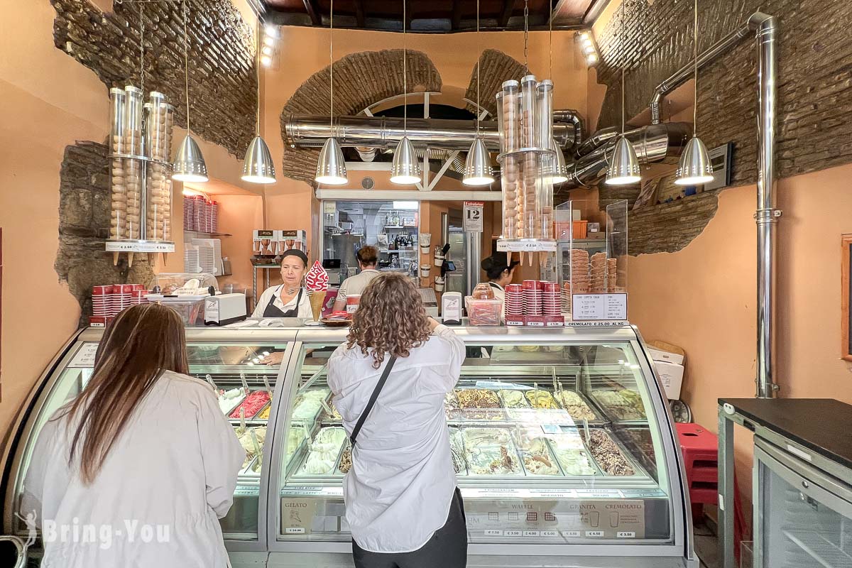 意大利罗马冰淇淋店推荐|Gelateria Frigidarium