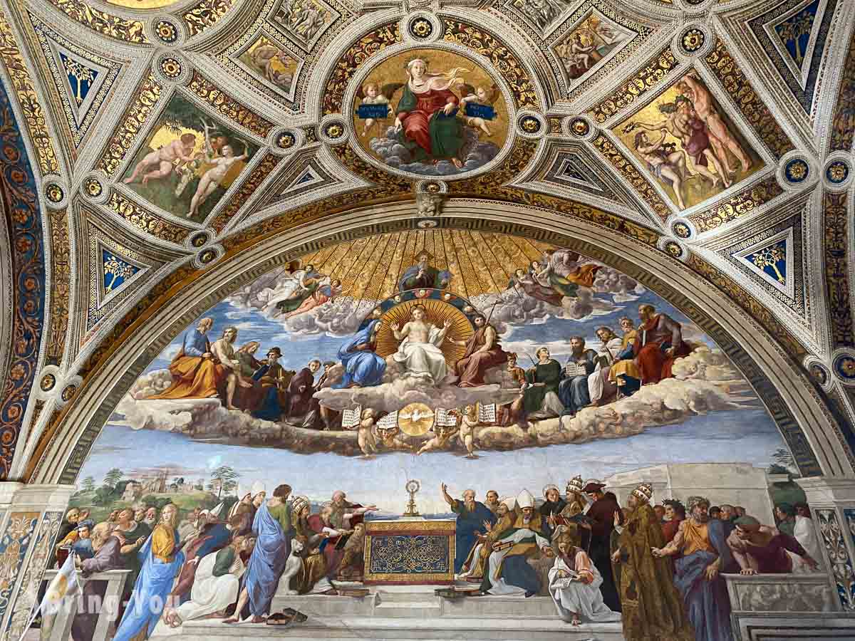 梵蒂冈博物馆必去景点|拉斐尔画室 Stanze di Raffaello