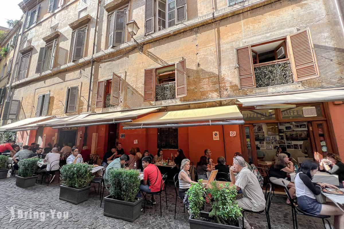 羅馬納沃那廣場附近美食｜Pizzeria da Baffetto｜現烤手工窯烤披薩