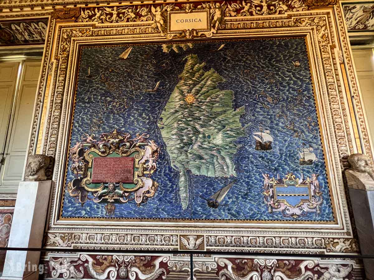 梵蒂冈博物馆必去景点|地图廊 Galleria delle Carte Geografiche
