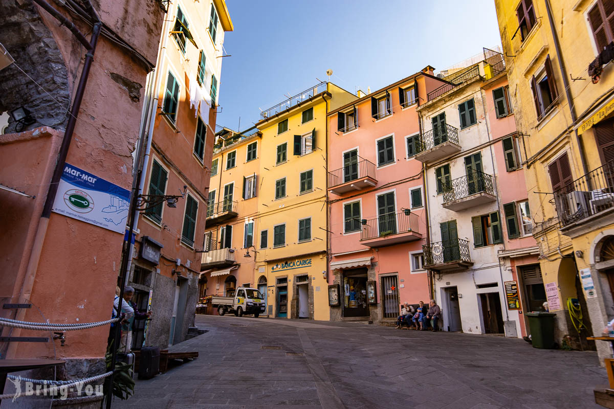 五渔村景点|第一村Riomaggiore