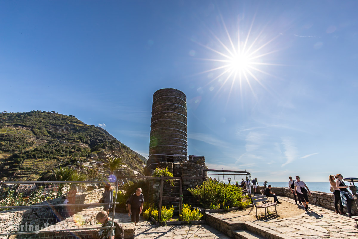 義大利五漁村第四村Vernazza 韋爾納扎景點