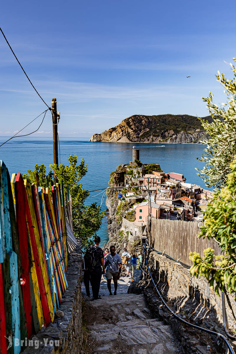 義大利五漁村第四村Vernazza 韋爾納扎景點