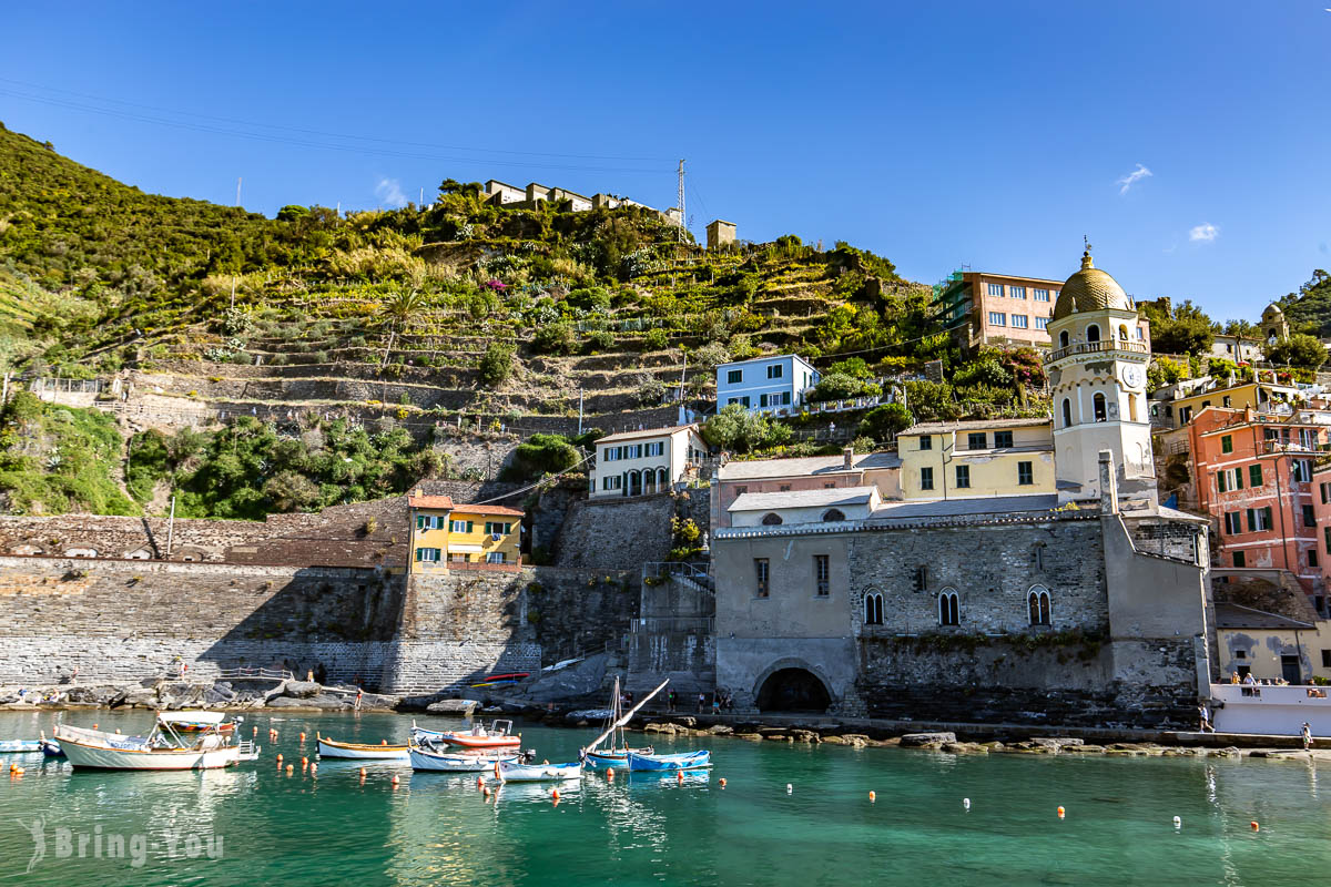 五渔村景点|第四村Vernazza