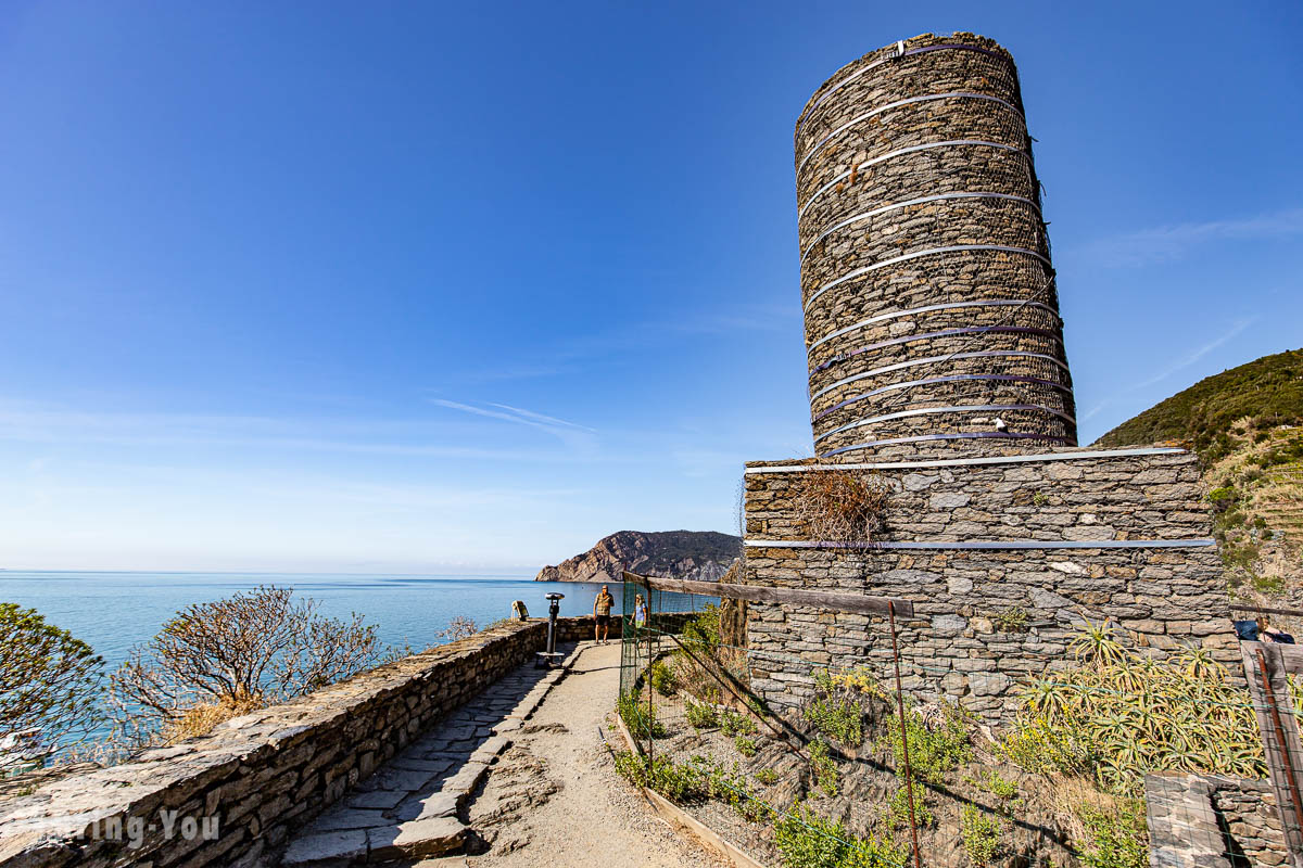 義大利五漁村第四村Vernazza 韋爾納扎景點