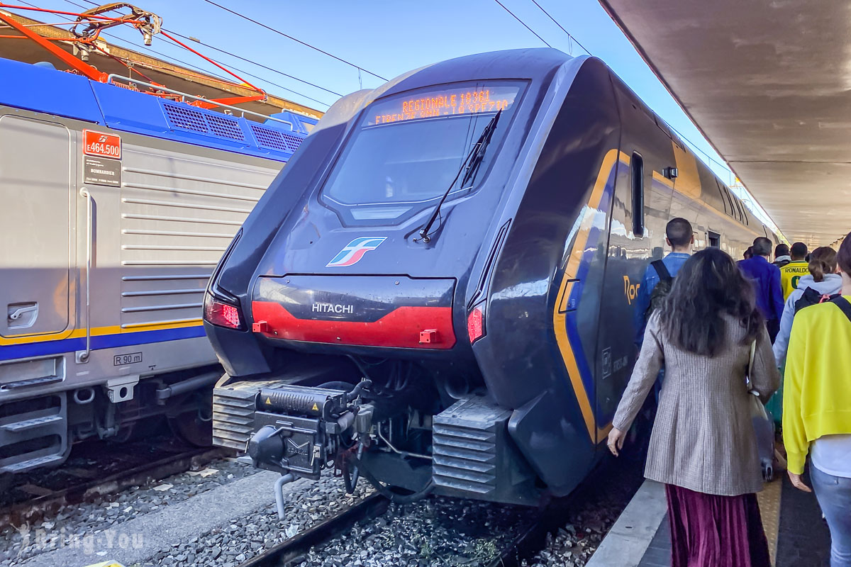 佛罗伦斯 Firenze S.M.N 出发至五渔村 La Spezia 的区间车