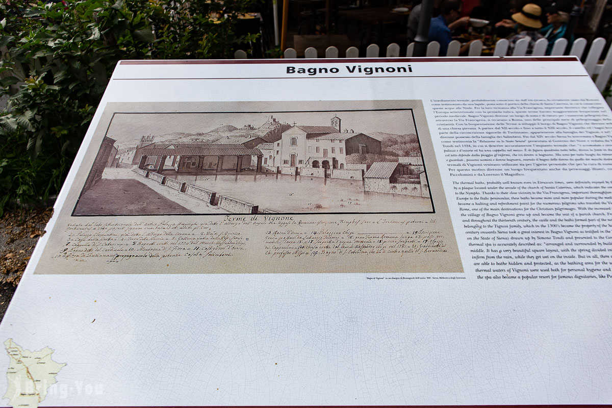 Bagno Vignoni 小鎮
