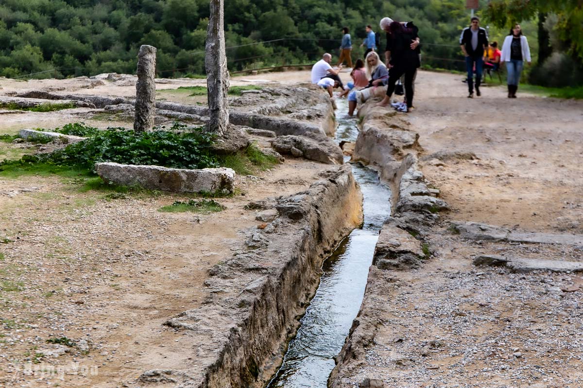 Bagno Vignoni 小鎮