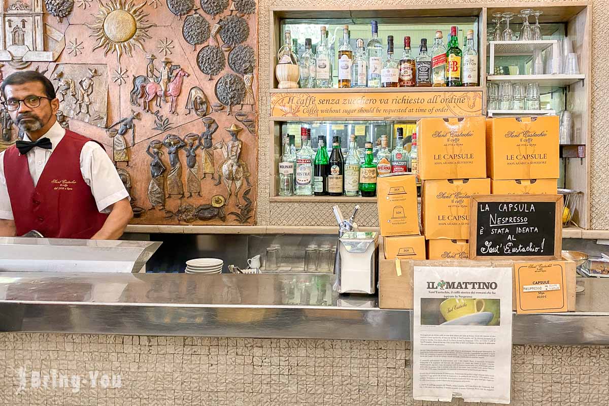 鹿角咖啡館|義大利羅馬必喝咖啡館
