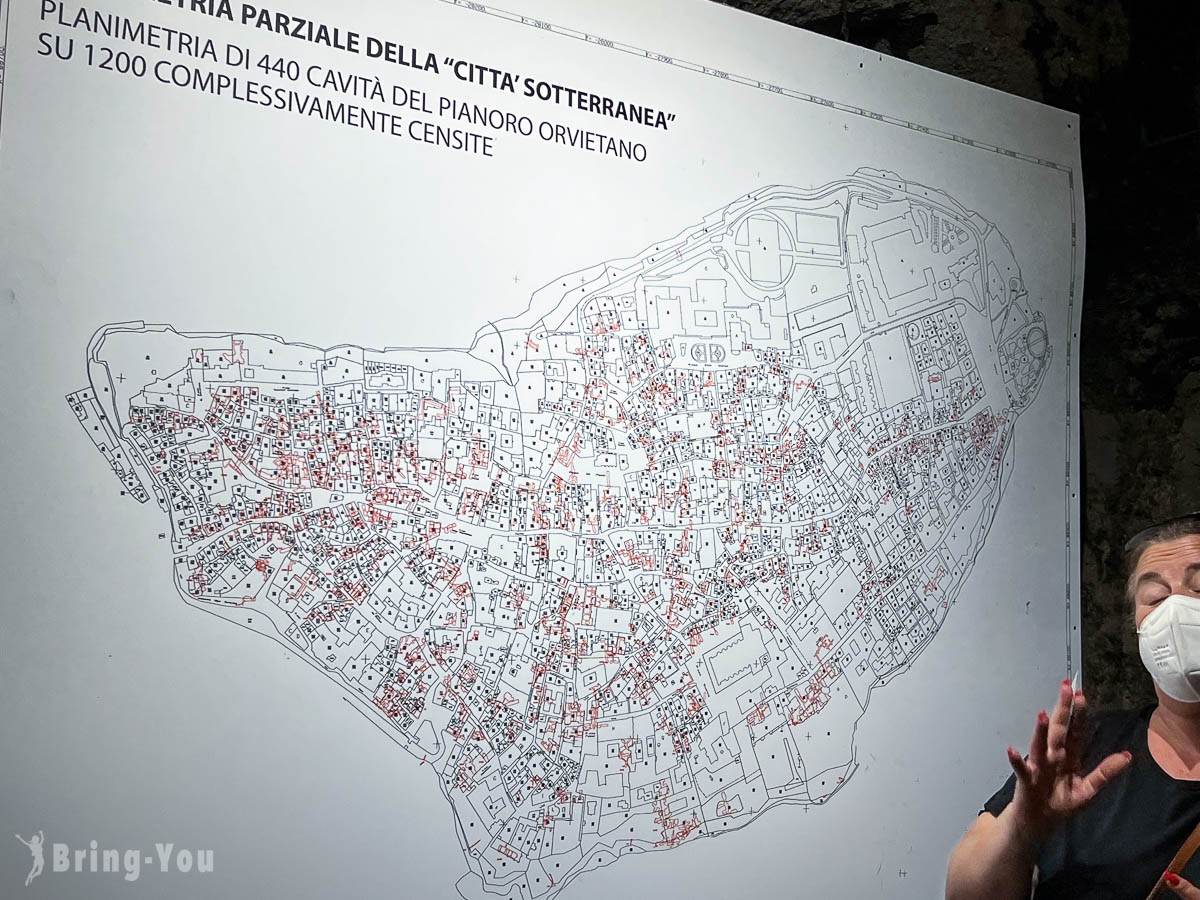 意大利奥尔维耶托地下城地图