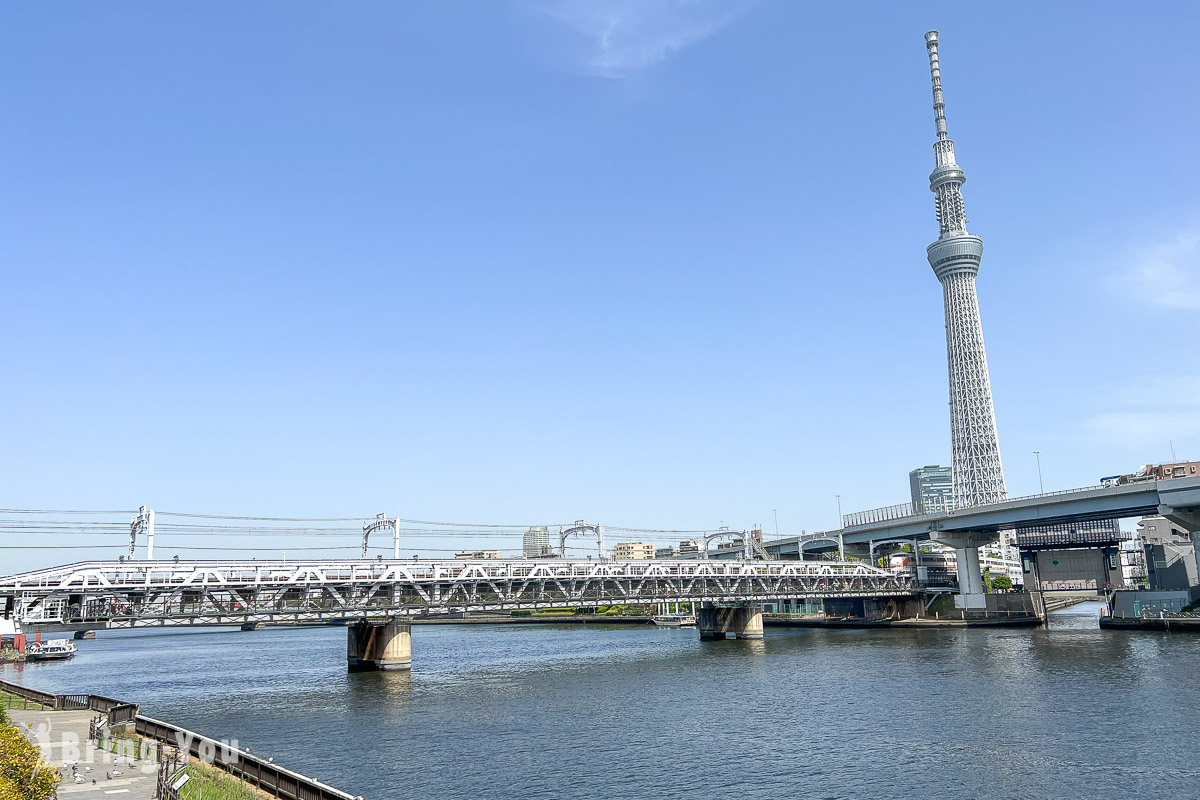 浅草到东京晴空塔|隅田川步道桥 SUMIDA RIVER WALK