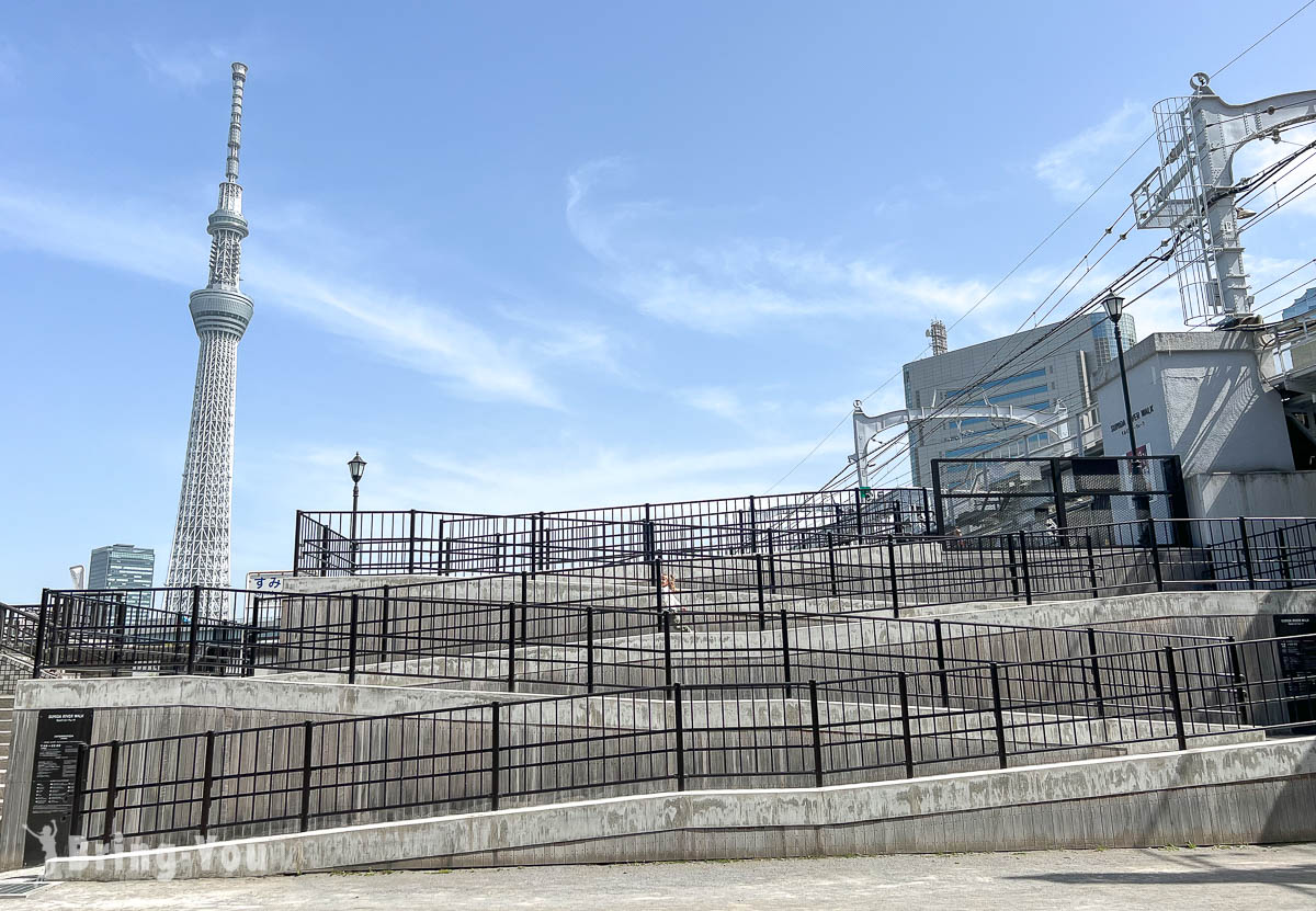 浅草到东京晴空塔|隅田川步道桥 SUMIDA RIVER WALK