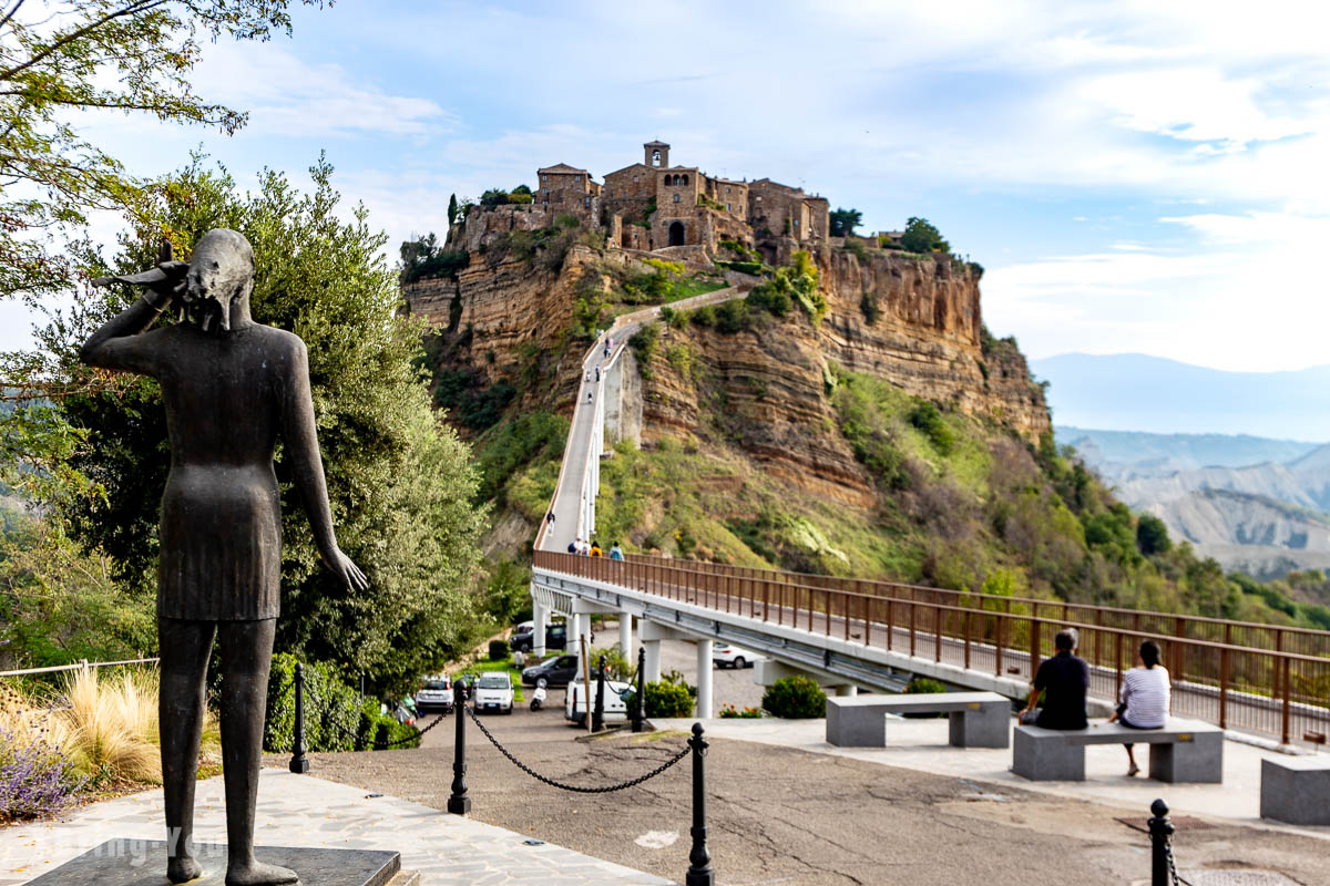 意大利天空之城 Civita di Bagnoregio 入口