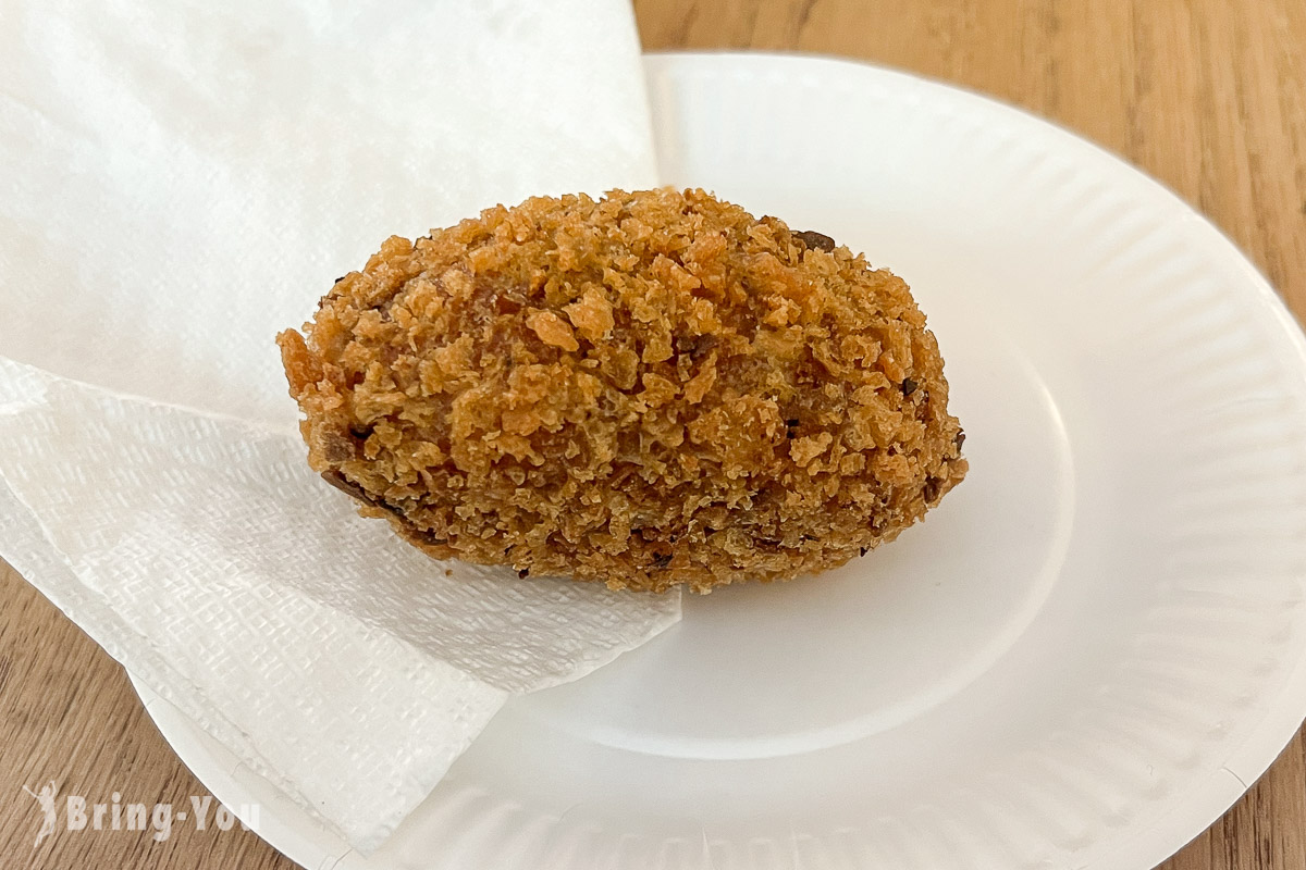 罗马竞技场附近超好吃罗马炸饭团(Supplì)