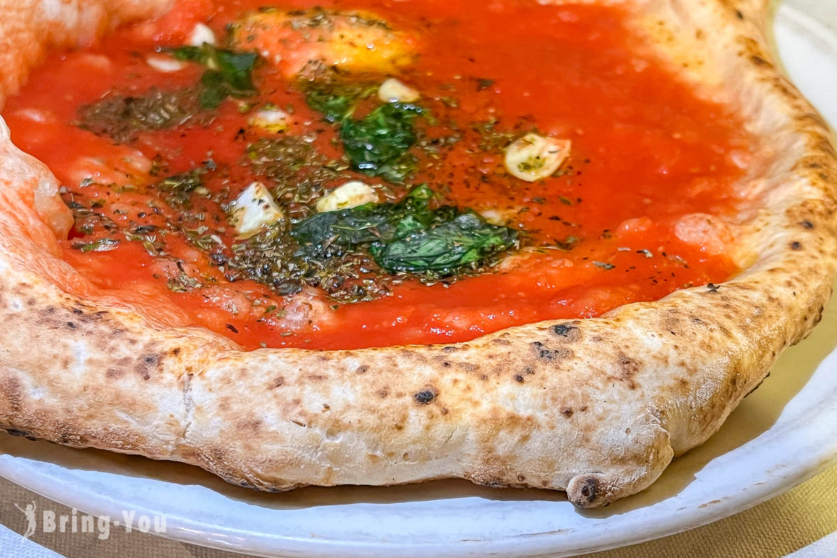 拿坡里美食推荐 Pizzeria Brandi Marinara 披萨
