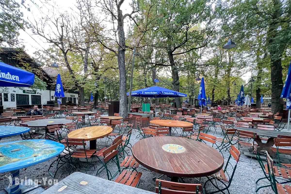 慕尼黑火车站附近餐厅|Augustiner Keller|露天啤酒花园|巴伐利亚料理
