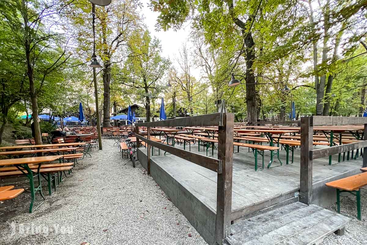 慕尼黑火车站附近餐厅|Augustiner Keller|露天啤酒花园|巴伐利亚料理